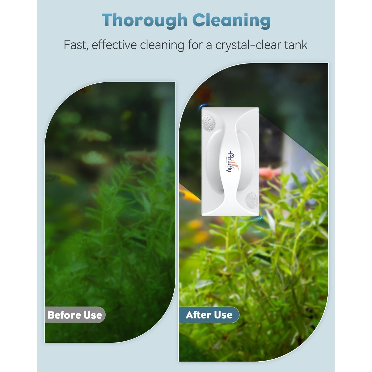 Limpiador Magnético para Acuarios Pawfly 13.78 cm hasta 151L