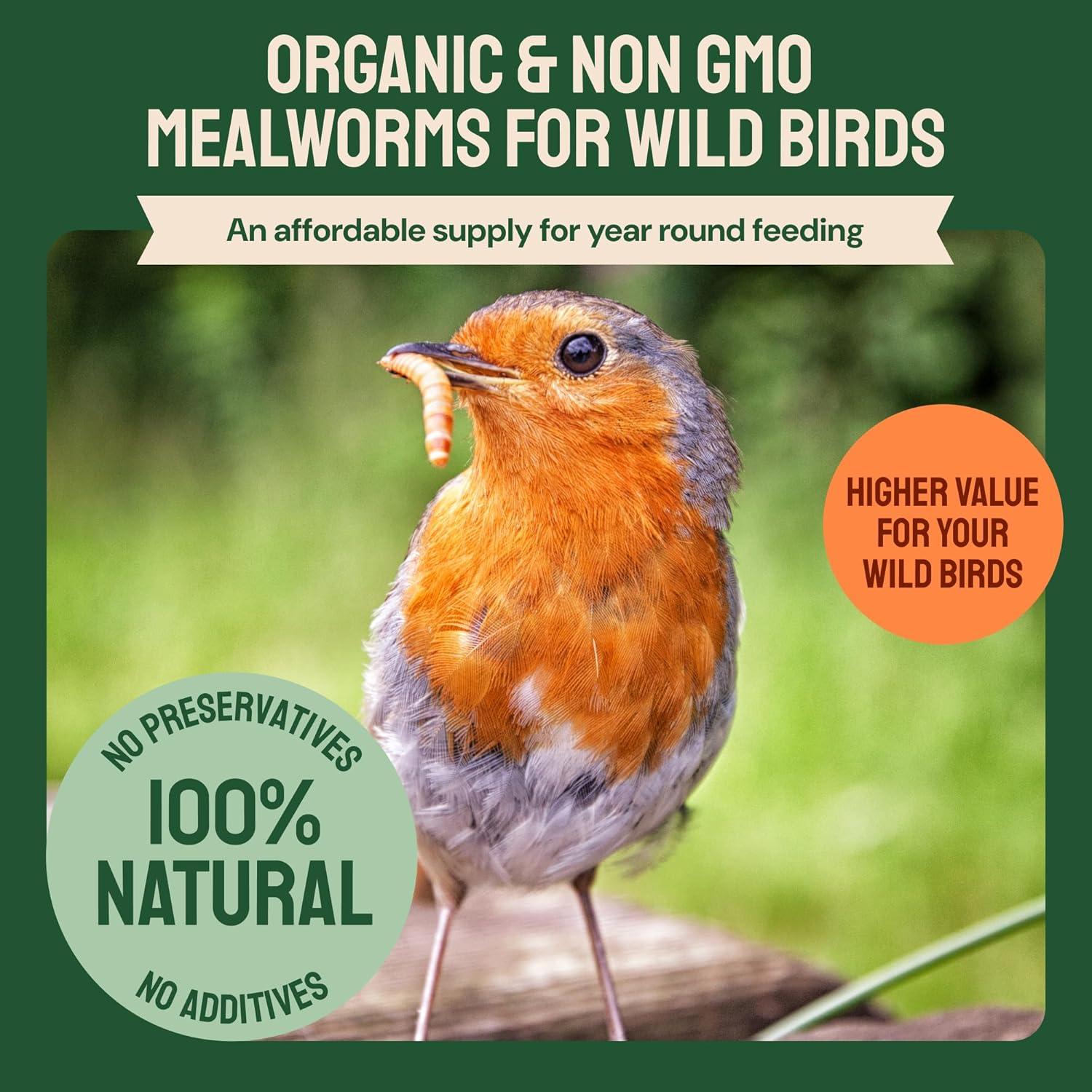 Gusanos de Harina Secos Hatortempt 0.91 kg - Alimento para Aves