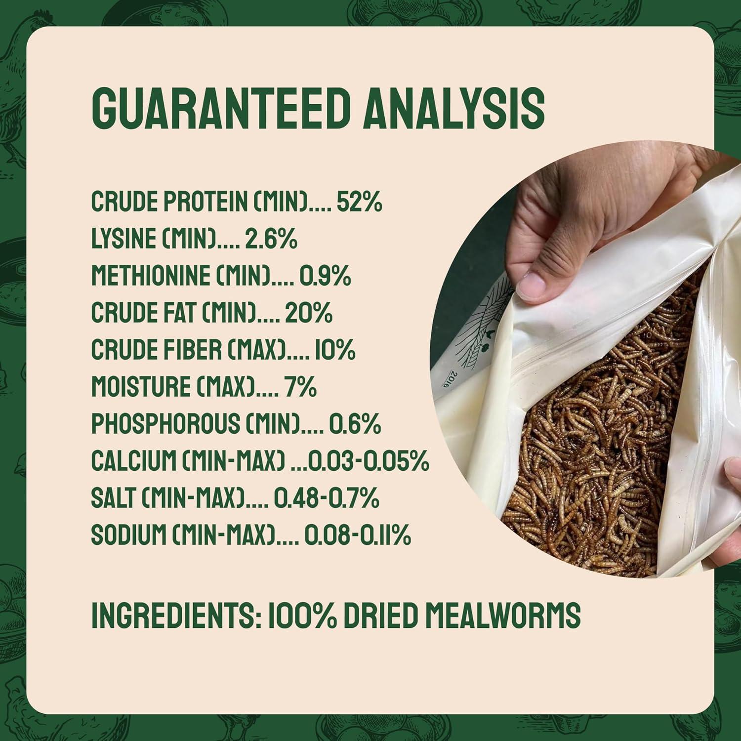 Gusanos de Harina Secos Hatortempt 0.91 kg - Alimento para Aves