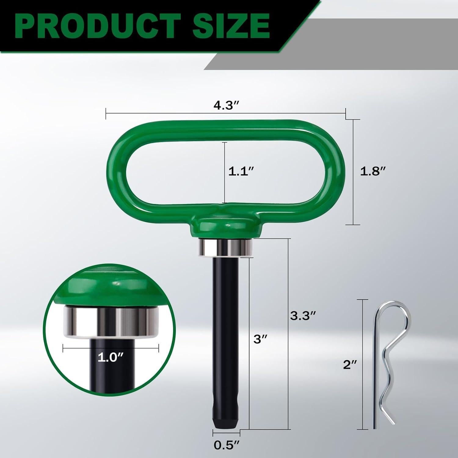 Pasador de Enganche Magnético TRUSTKITS 1/2" Acero 680kg