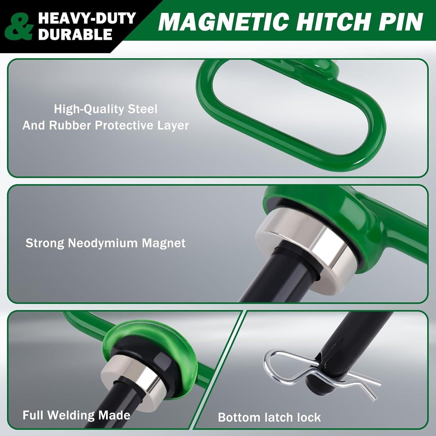 Pasador de Enganche Magnético TRUSTKITS 1/2" Acero 680kg