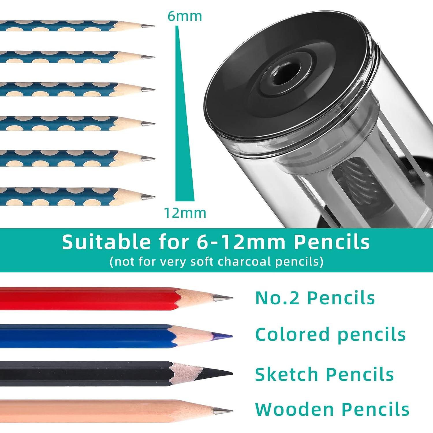 Sacapuntas Eléctrico Tenwin TW8038-1 para Lápices 6-12mm