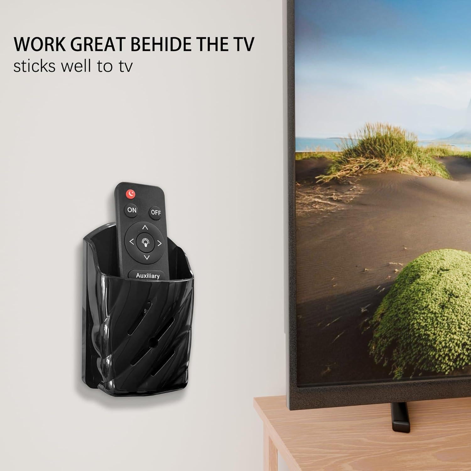 Soporte de Pared para Control Remoto KOXHERO 2 Pcs Negro