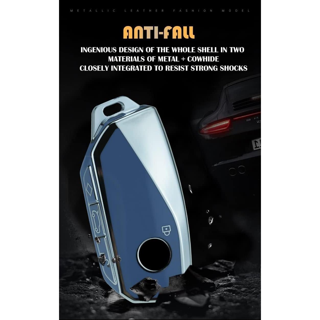 Funda de Llave TPU HIBEYO para BMW Serie 7 760i X7 IX XM 2023