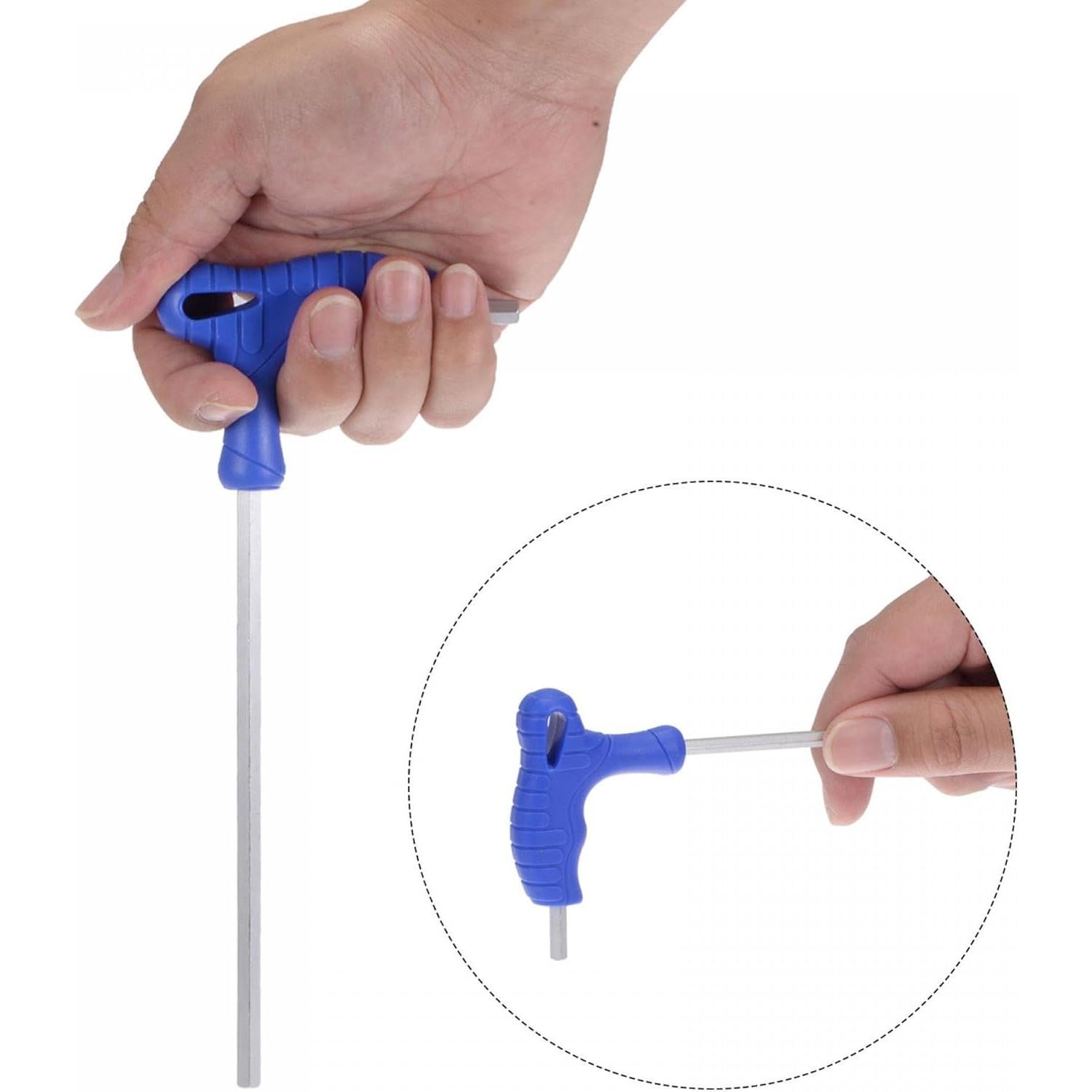 Llave Hexagonal 1.5mm uxcell con Mango en T Acero CR-V