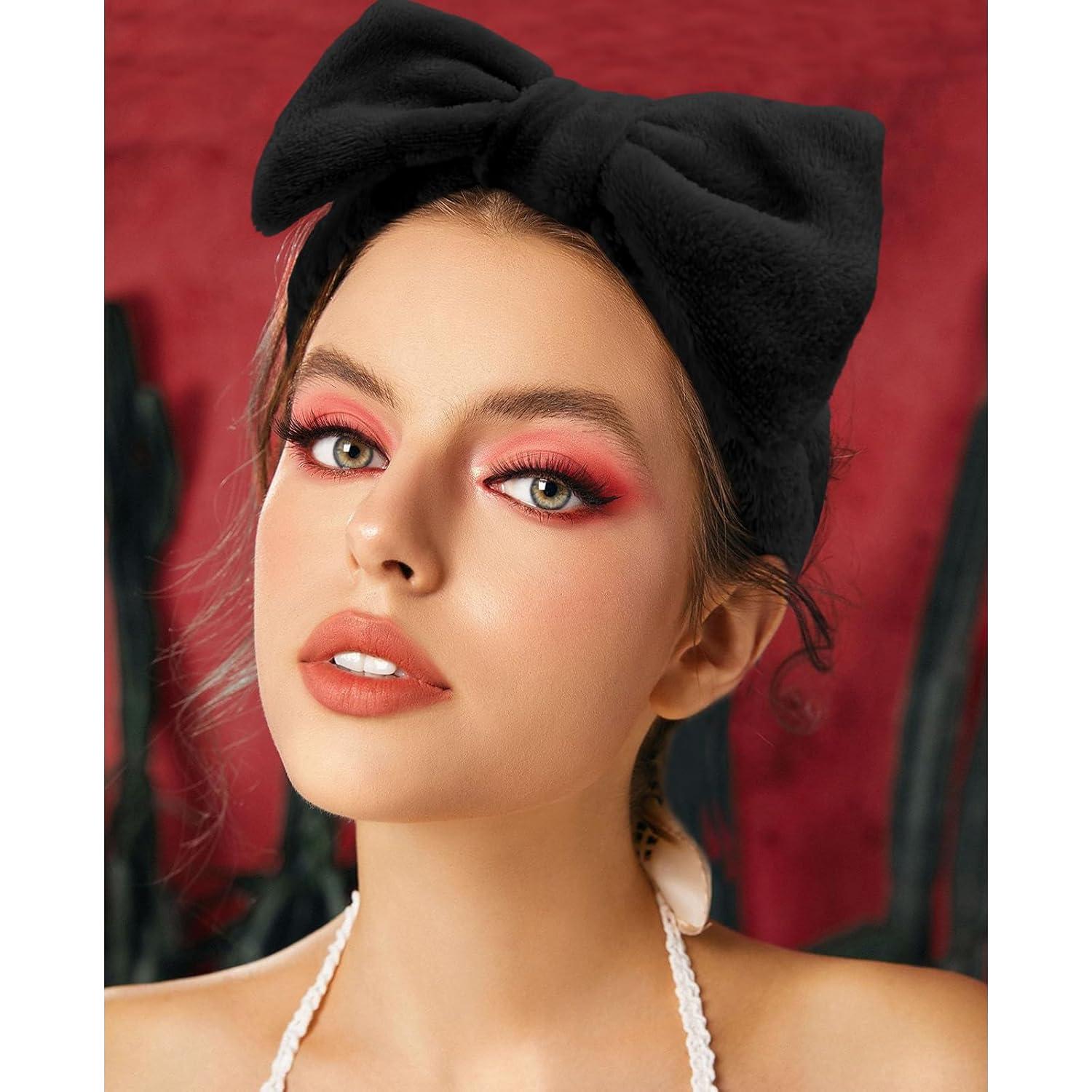 Diademas de Spa Velscrun 5 Pcs para Cuidado Facial y Maquillaje