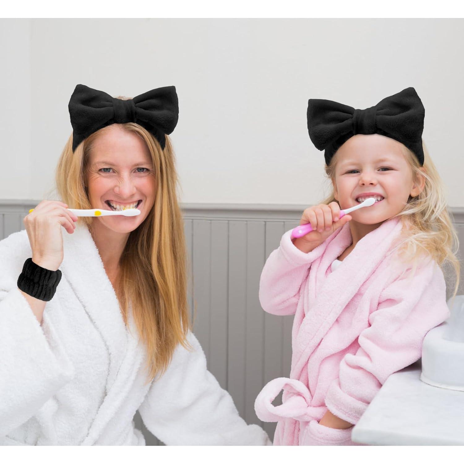 Diademas de Spa Velscrun 5 Pcs para Cuidado Facial y Maquillaje