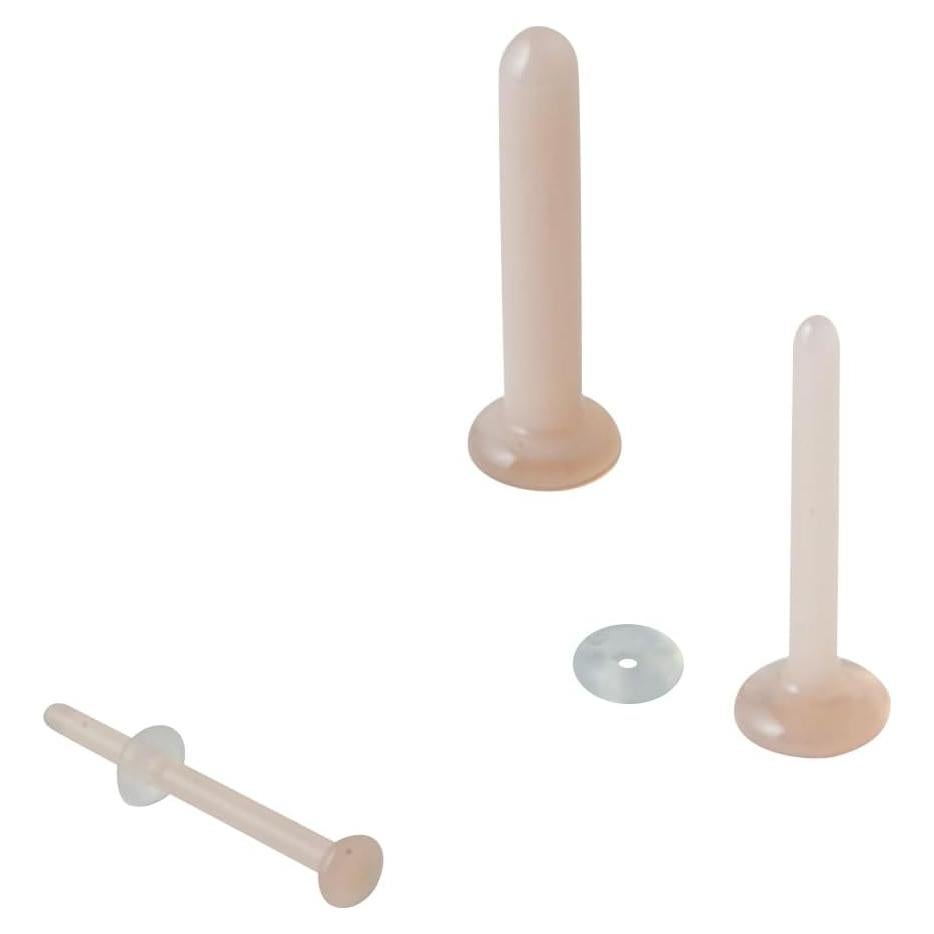 Retenedor de Perforación de Vidrio Gorilla 14G Tono Carne 13mm