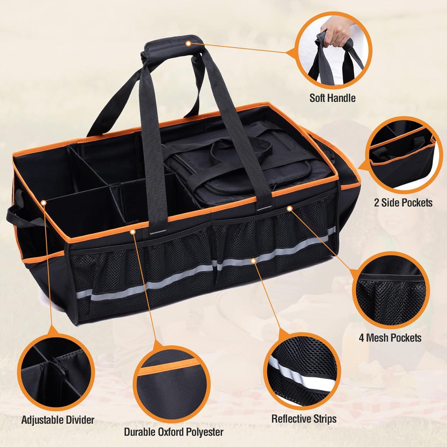 Organizador de Maletero Frontal Rifachua para Tesla Model Y/3, Negro