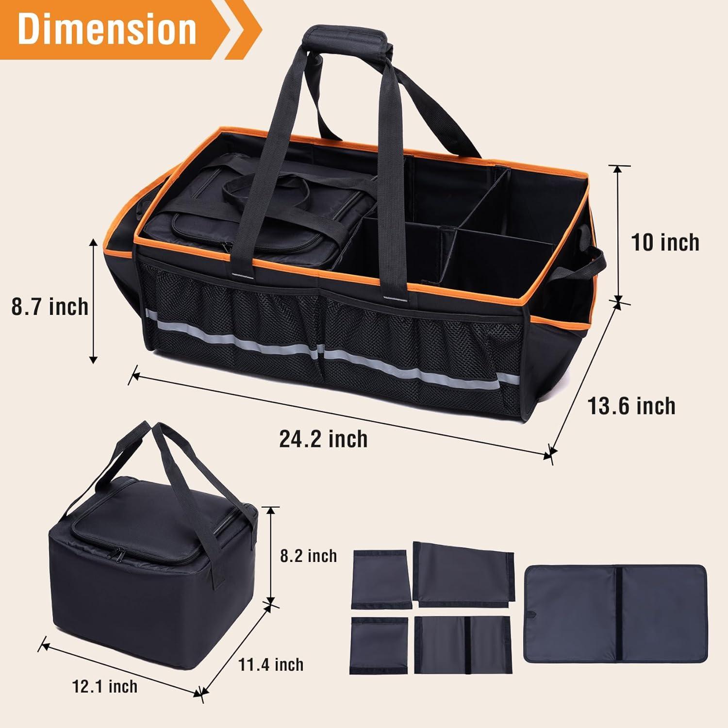 Organizador de Maletero Frontal Rifachua para Tesla Model Y/3, Negro