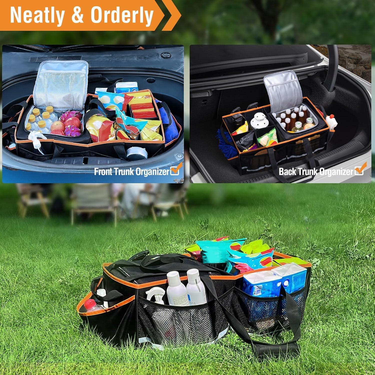 Organizador de Maletero Frontal Rifachua para Tesla Model Y/3, Negro