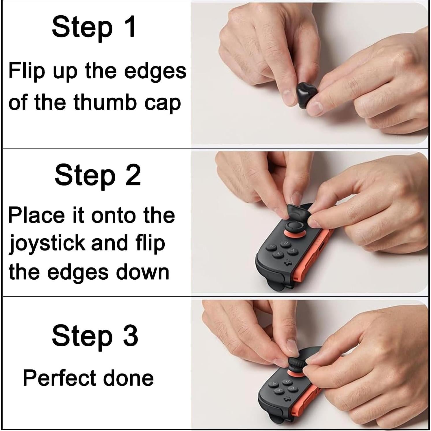 Tapas de Pulgar COJOC para Nintendo Switch 2 - 4 Pcs