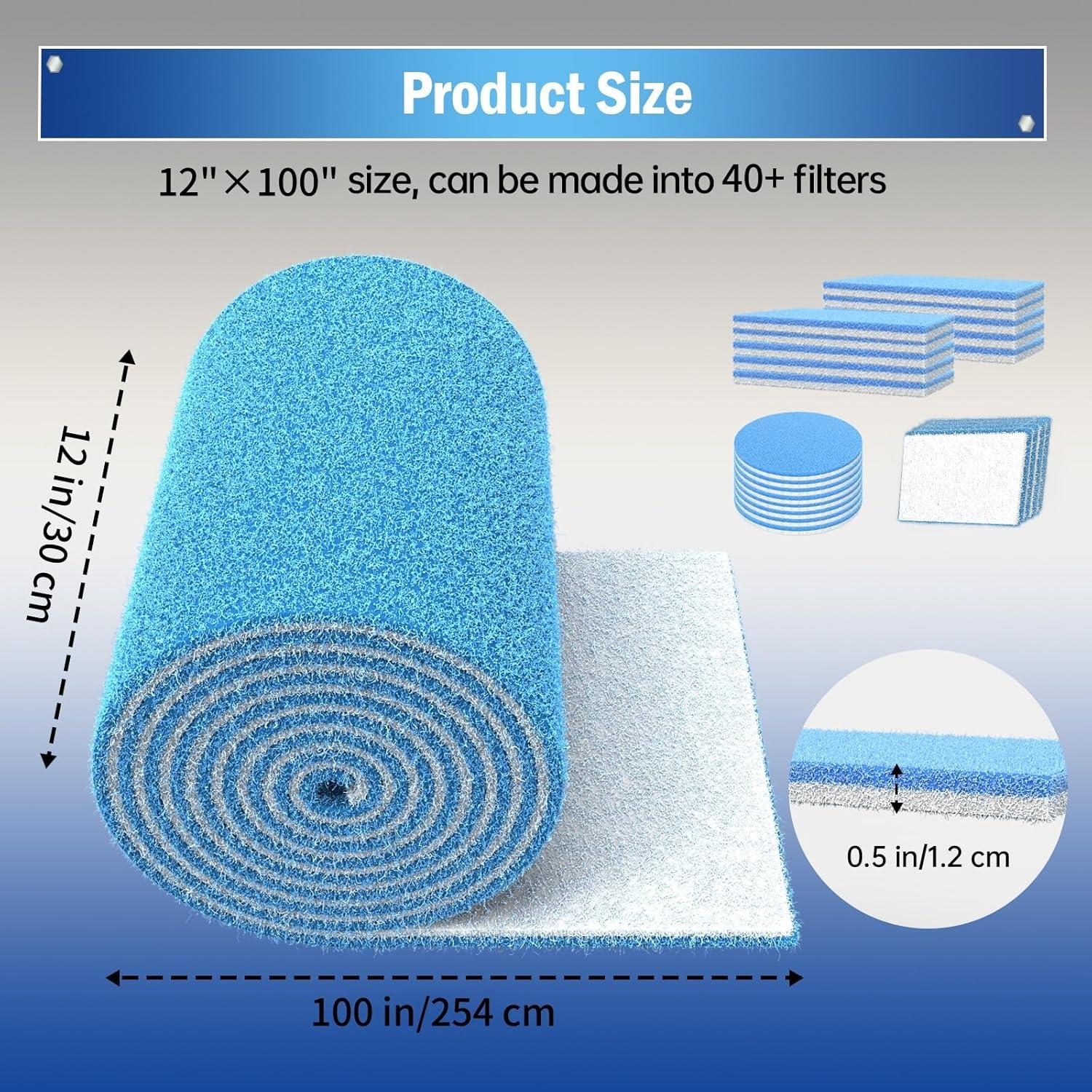 Filtro de Aire Cortable MAXTBEE 12x100" MERV 8 Paquete de 2