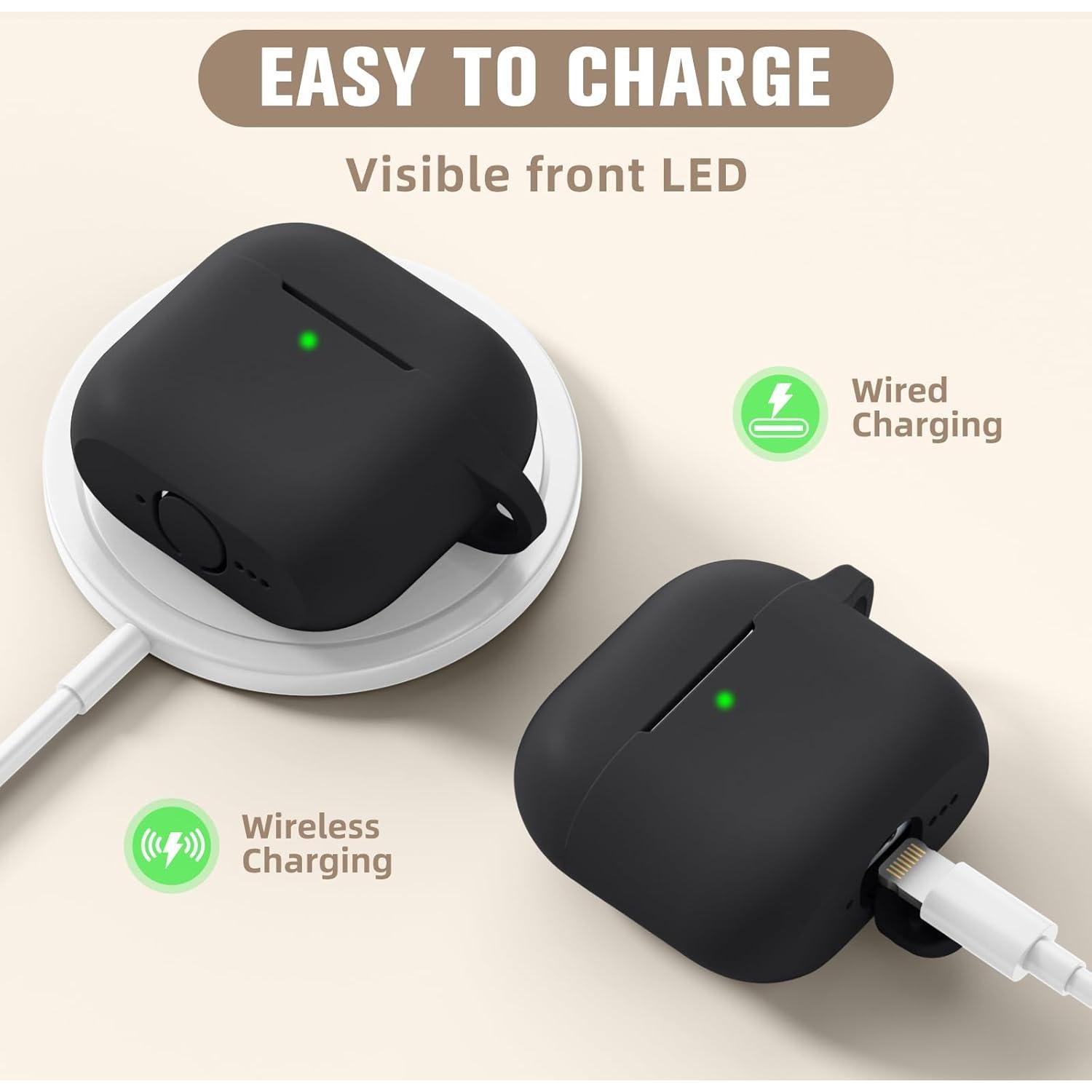 Funda de Silicona Hamile para AirPods 4 (2024) con Kit de Limpieza