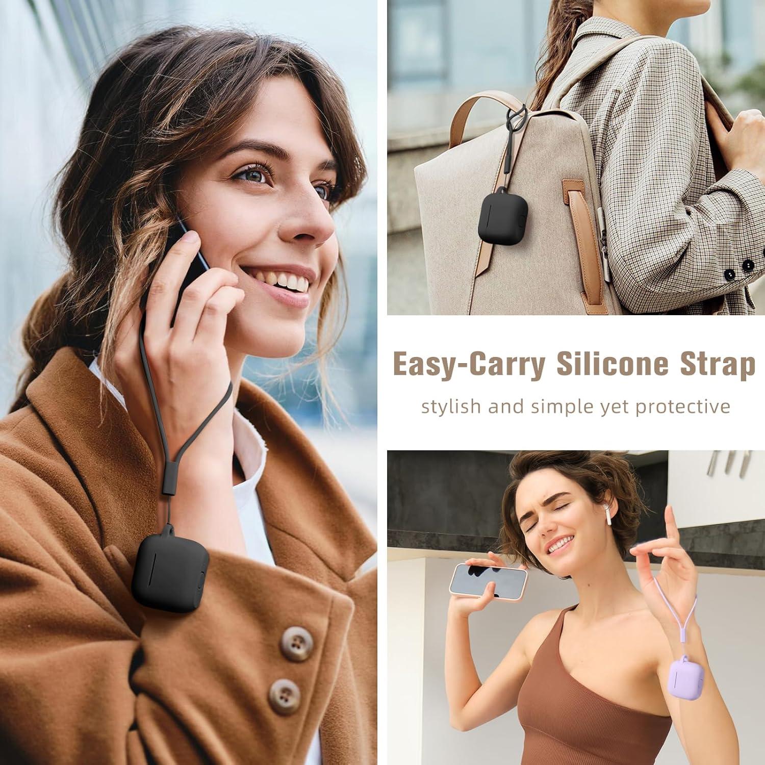 Funda de Silicona Hamile para AirPods 4 (2024) con Kit de Limpieza