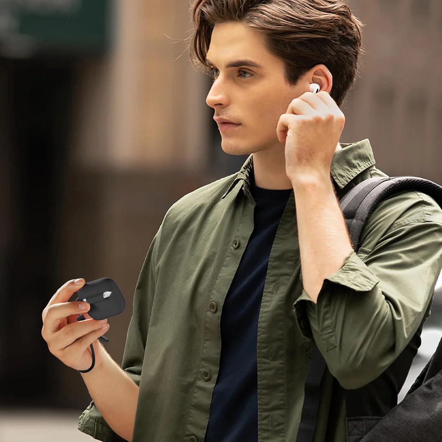 Funda de Silicona Hamile para AirPods 4 (2024) con Kit de Limpieza