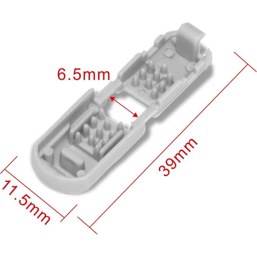 12 Puntas de Cuerda de Nylon RJ-Sport, Clips de Extremo