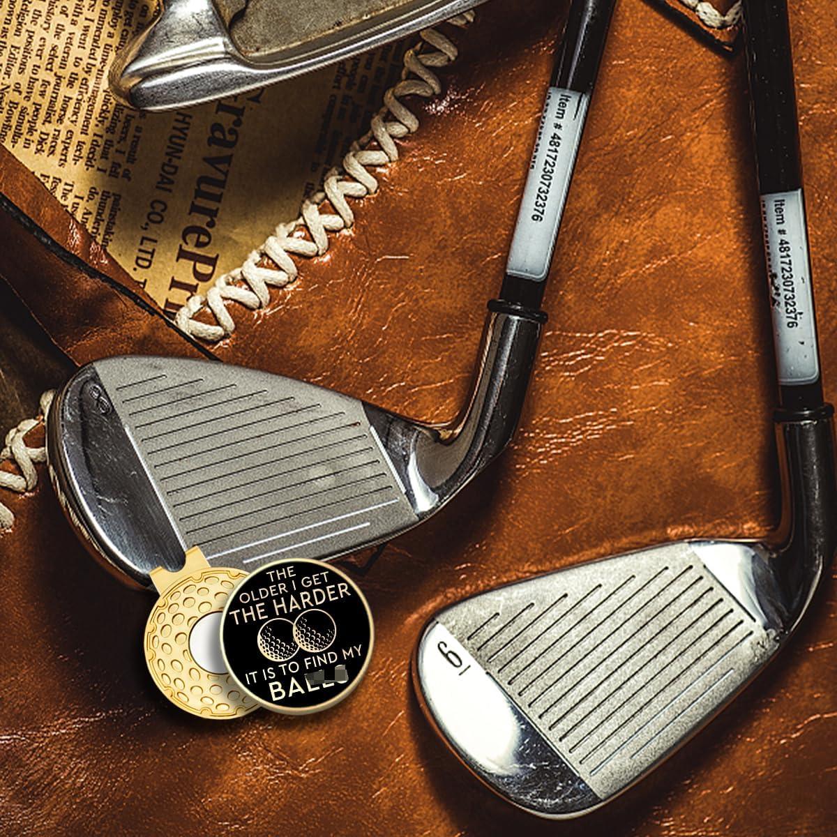 Clip para Sombrero de Golf Rofiowa con Marcador Dorado