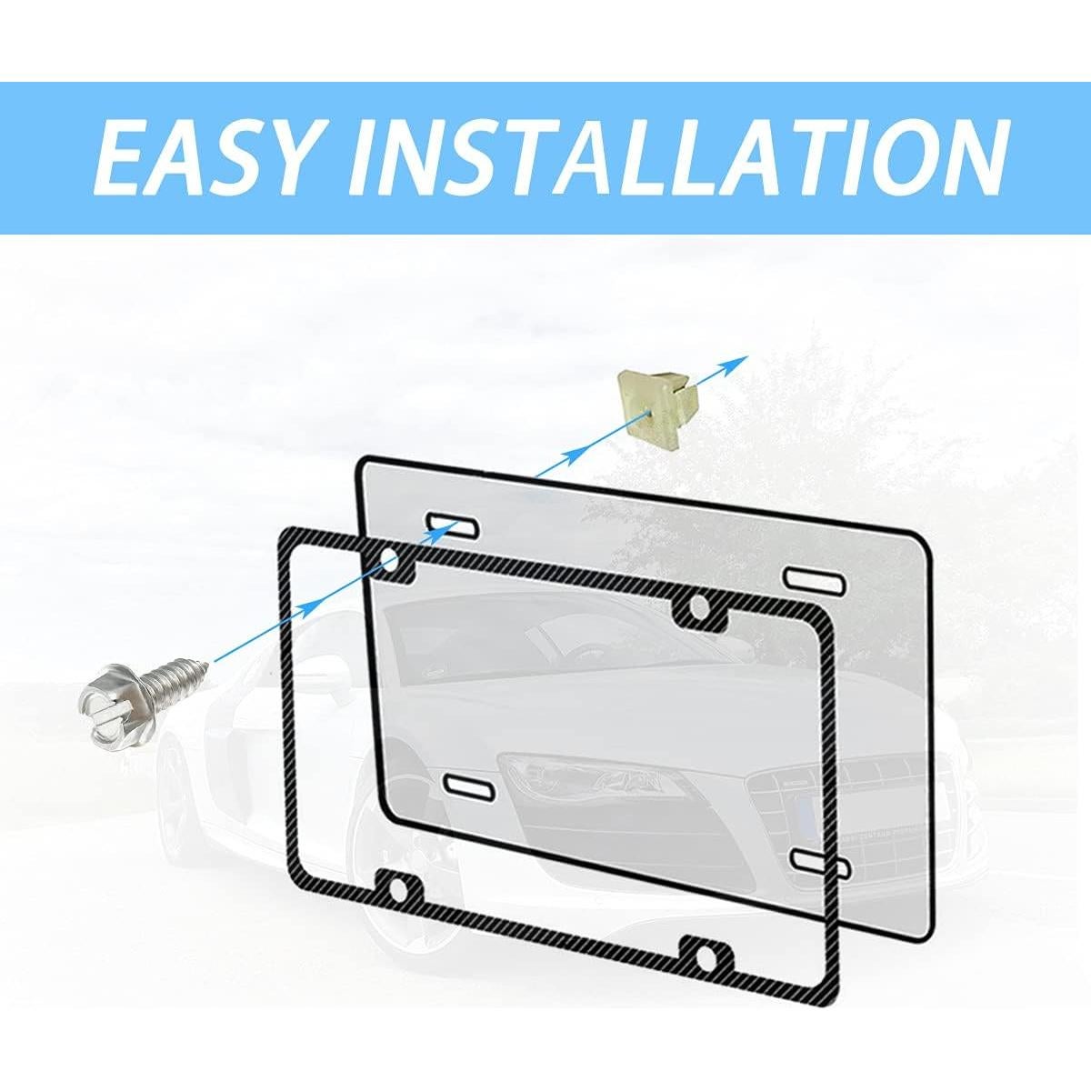 Tornillos Universales Moly Magnolia para Placas de Matrícula - 16 Piezas