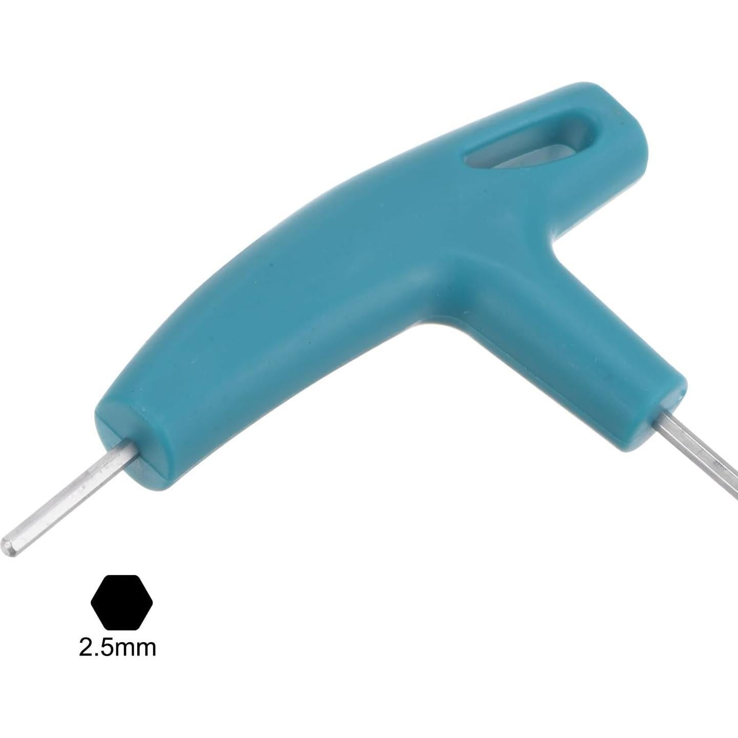 Llave Hexagonal T uxcell 2.5mm Acabado Cromado 160mm
