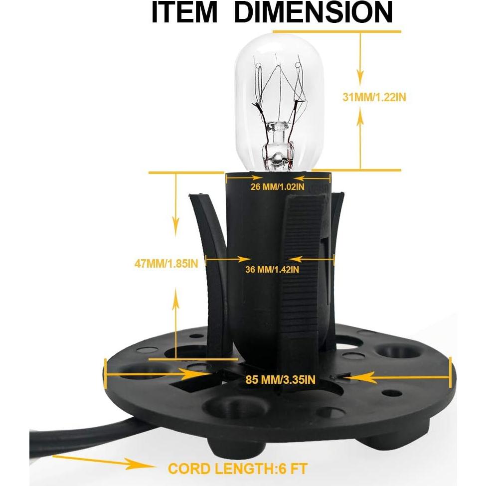 Cable de Lámpara de Sal del Himalaya Smart Eagle 1.83 m con Regulador