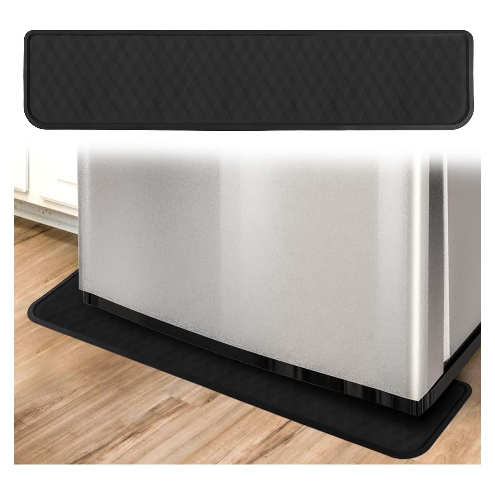 Alfombrilla para Refrigerador BOXOB 95x21.6cm Silicona Negra
