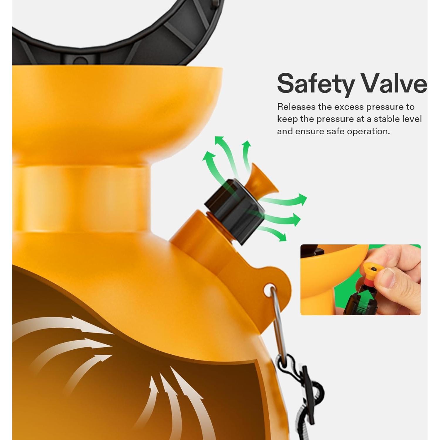 Pulverizador de Presión VIVOSUN 3L con Boquilla Ajustable