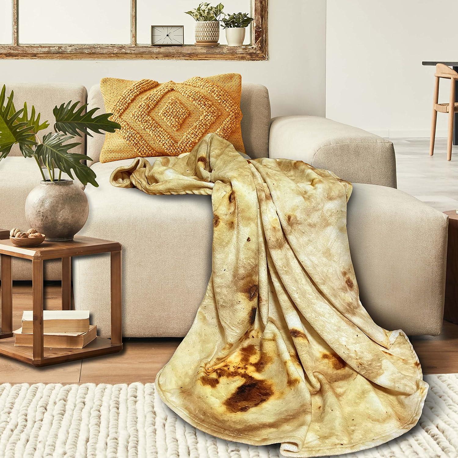 Manta de Tortilla Doble Cara Moonysweet 152.4 cm Franela Suave