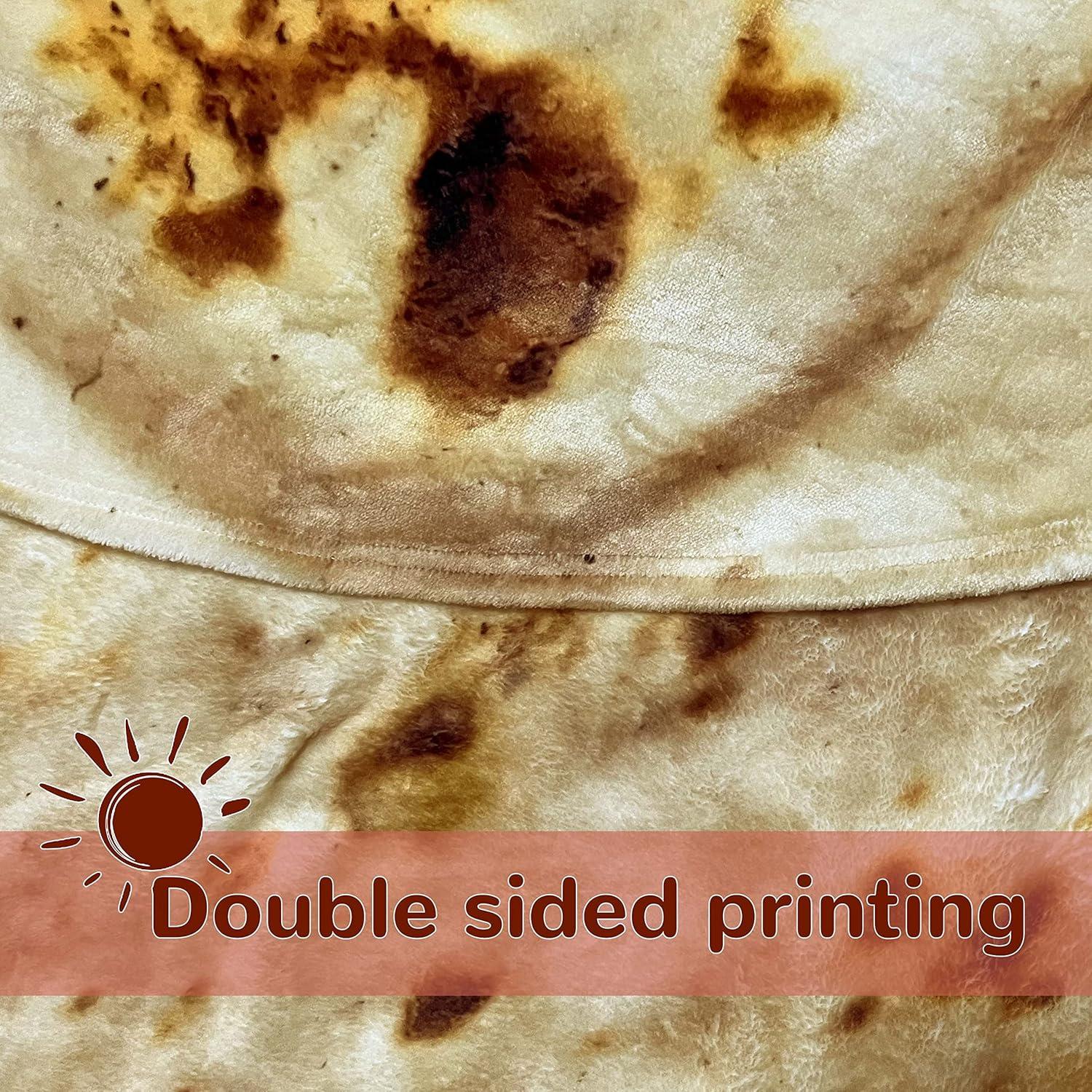 Manta de Tortilla Doble Cara Moonysweet 152.4 cm Franela Suave