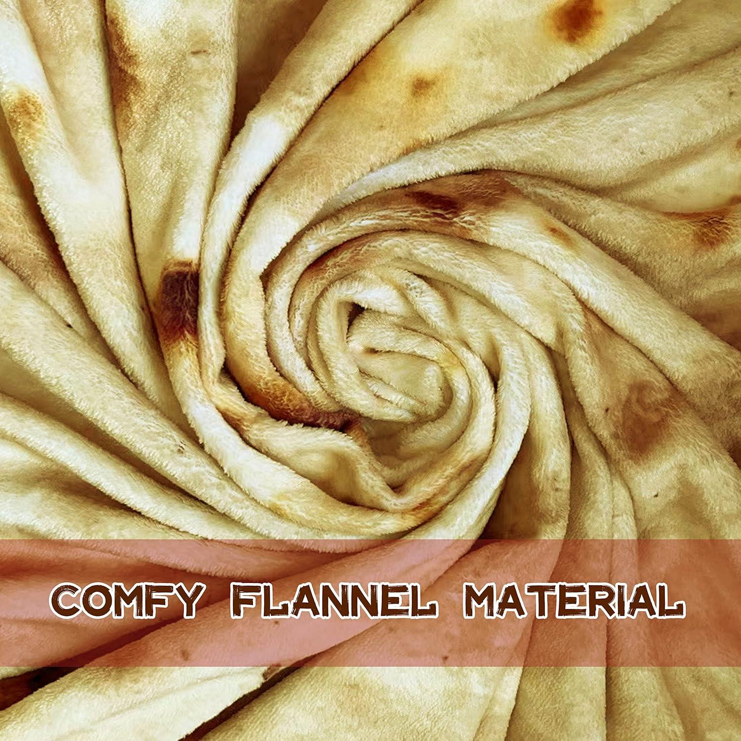 Manta de Tortilla Doble Cara Moonysweet 152.4 cm Franela Suave