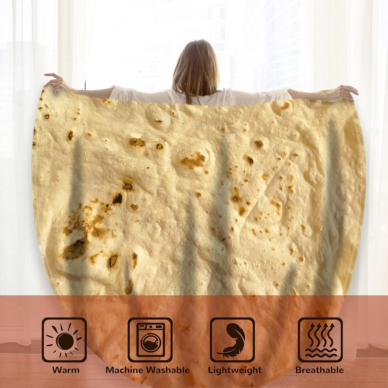 Manta de Tortilla Doble Cara Moonysweet 152.4 cm Franela Suave