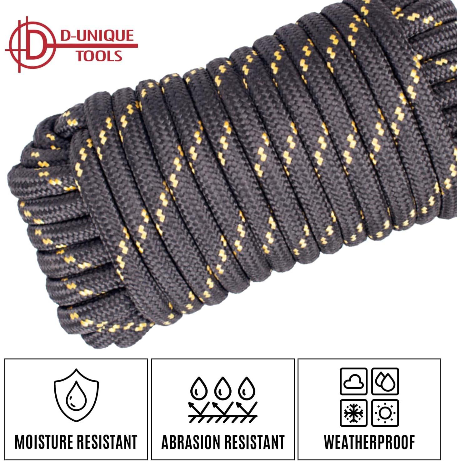 Cuerda Trenzada D-Unique Tools 1.27 cm x 15.24 m Multiusos
