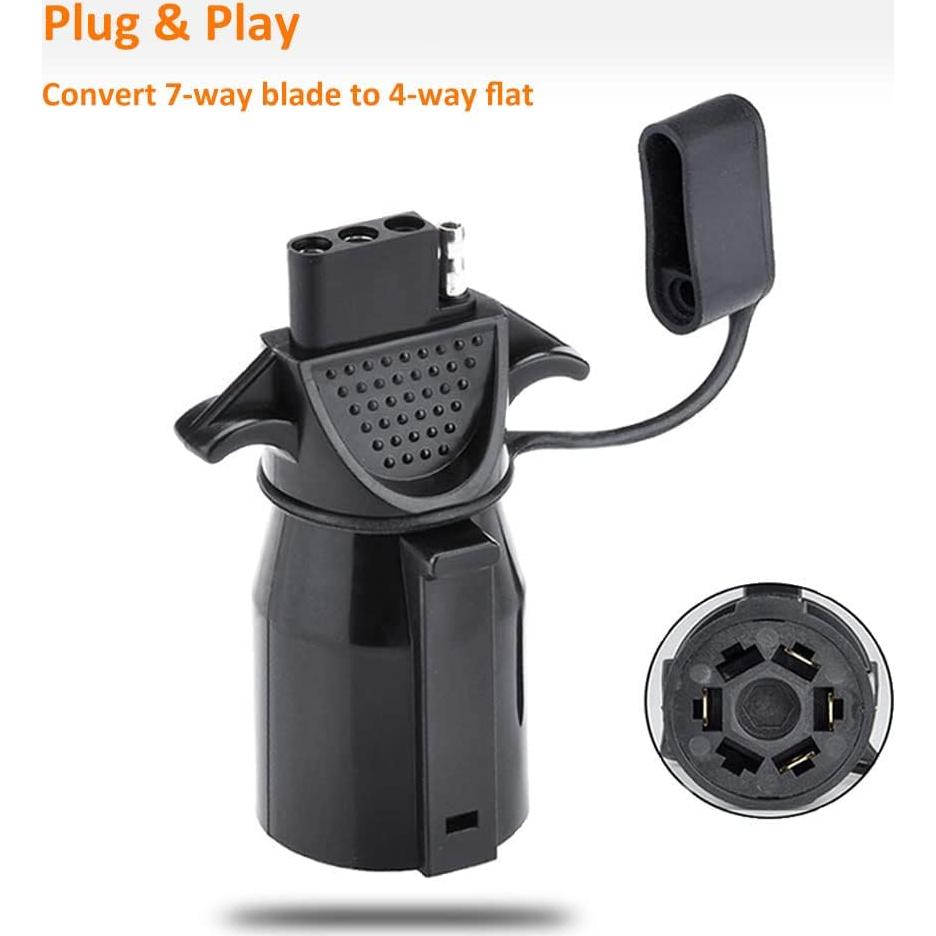 Adaptador de Remolque AutoSonic 7 a 4 Vías Resistente