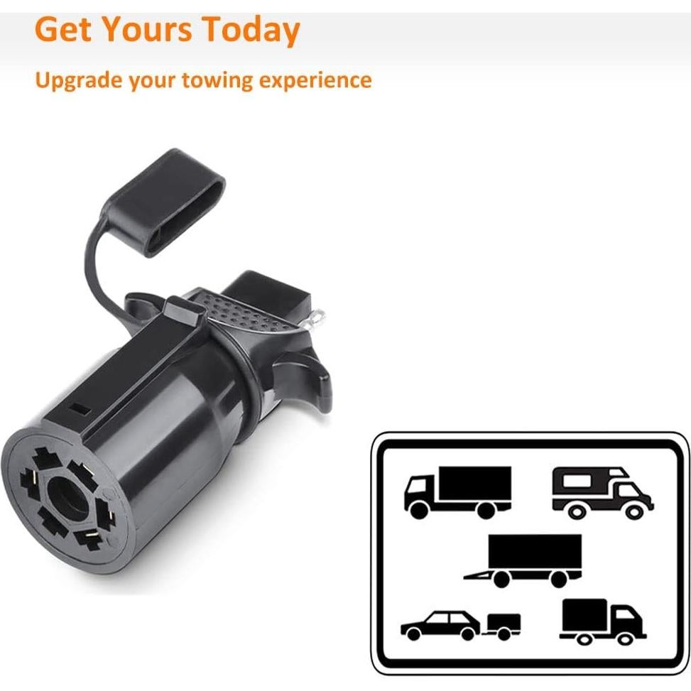 Adaptador de Remolque AutoSonic 7 a 4 Vías Resistente