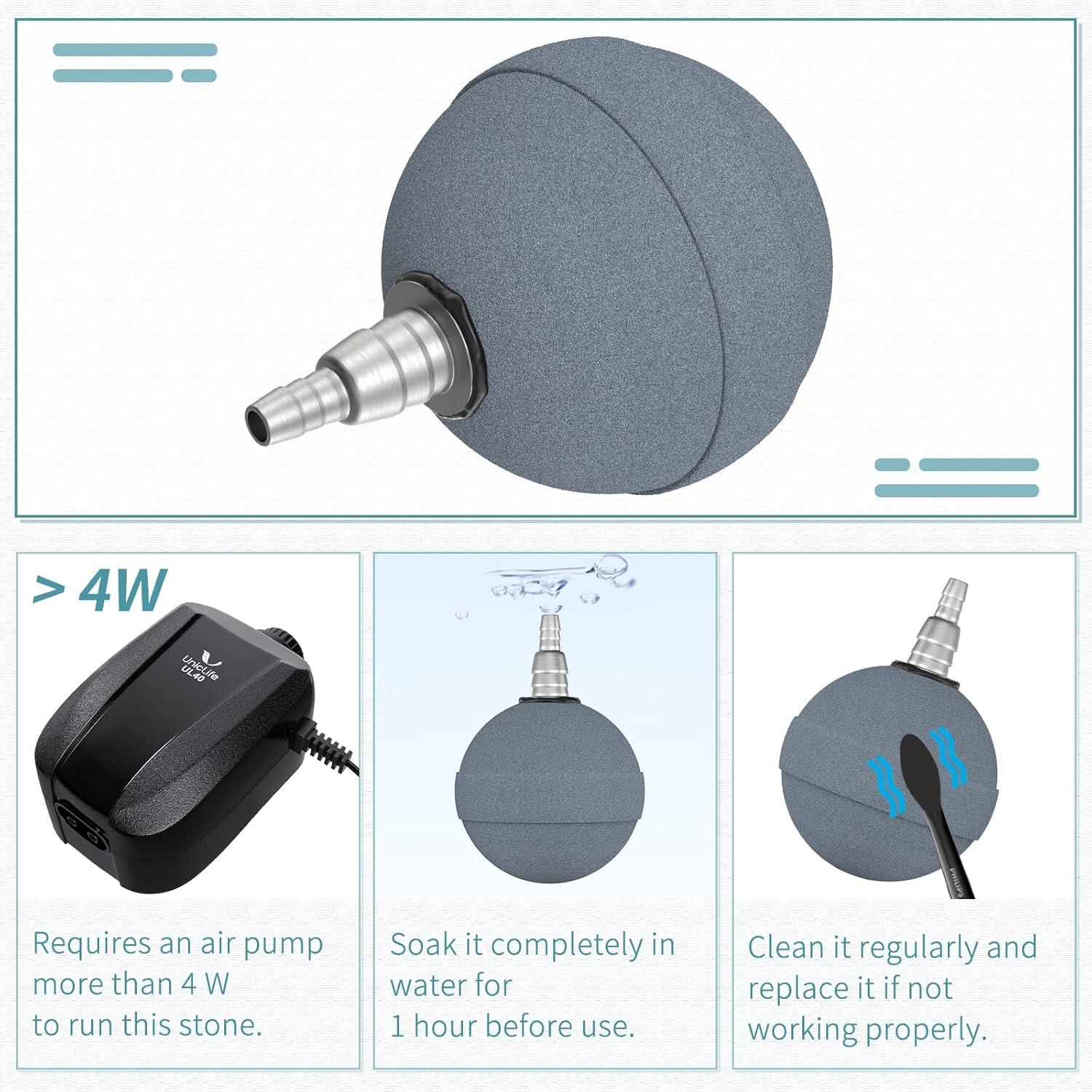 Piedra de Aire para Acuario Pawfly 5 cm - Paquete de 2