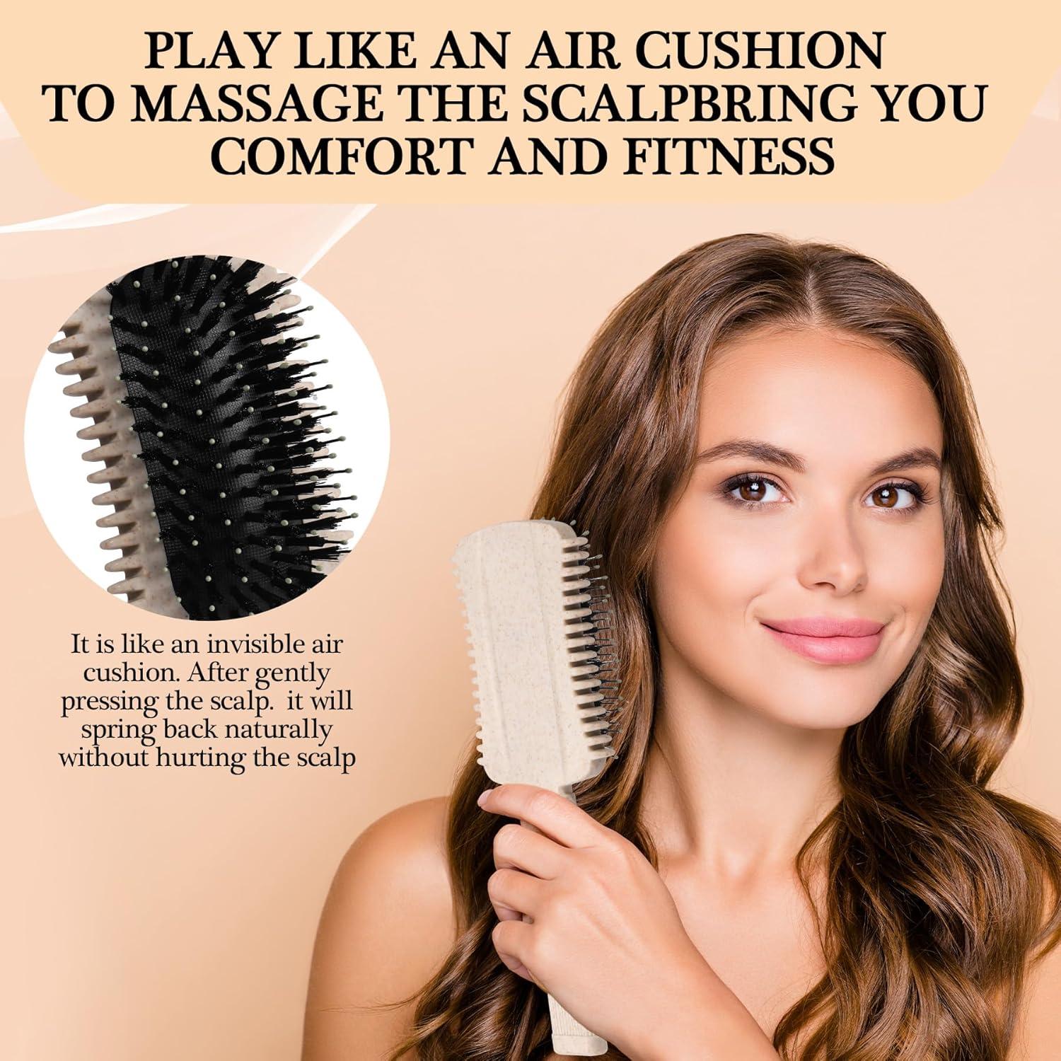 Cepillo Definidor de Rizos Auhrjomra Beige 1PC - Antifrizz