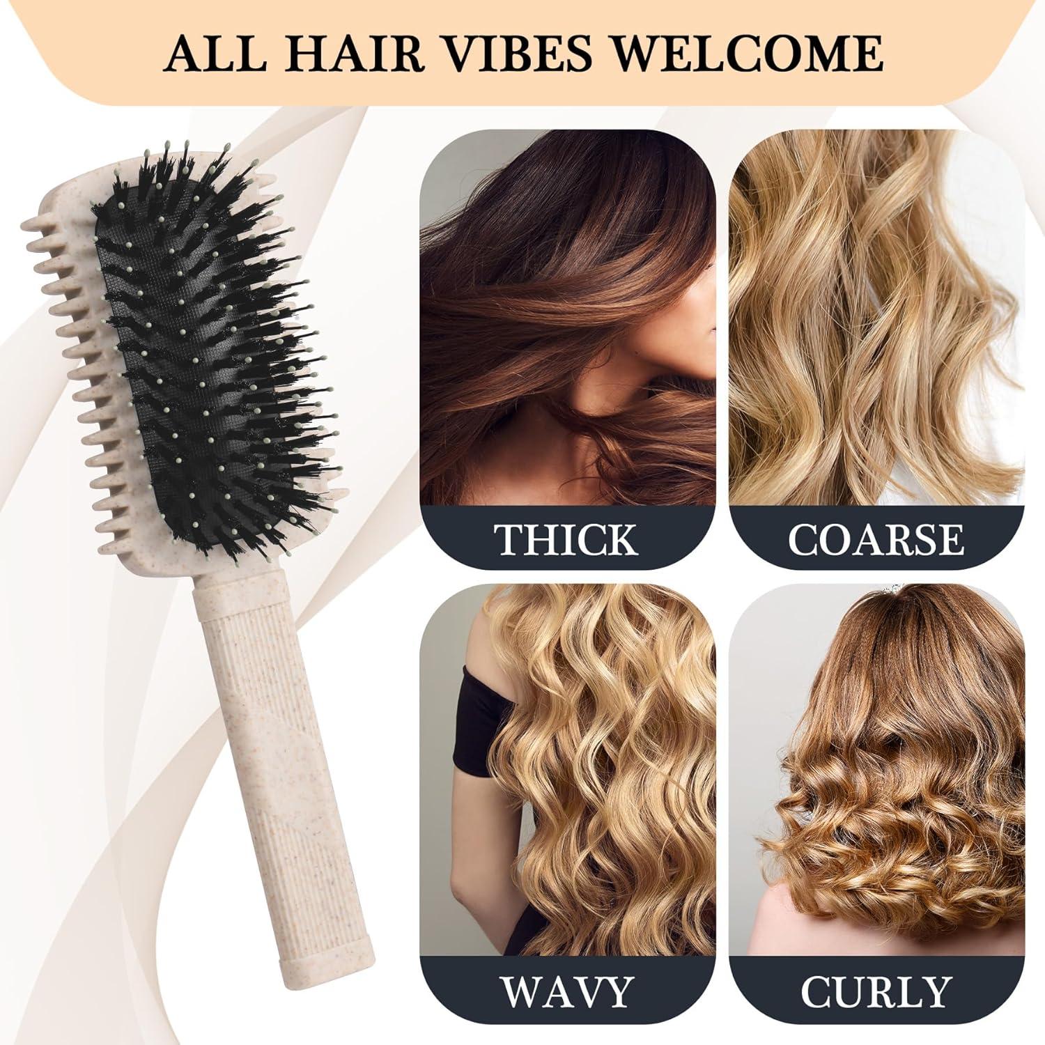 Cepillo Definidor de Rizos Auhrjomra Beige 1PC - Antifrizz