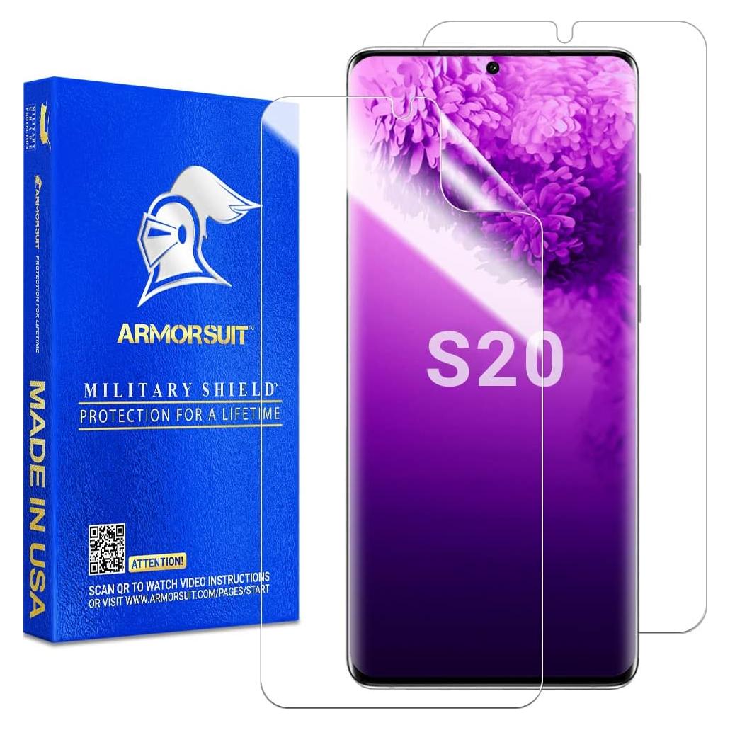 Protector de Pantalla ArmorSuit MilitaryShield para Samsung Galaxy S20 6.2" HD Clara