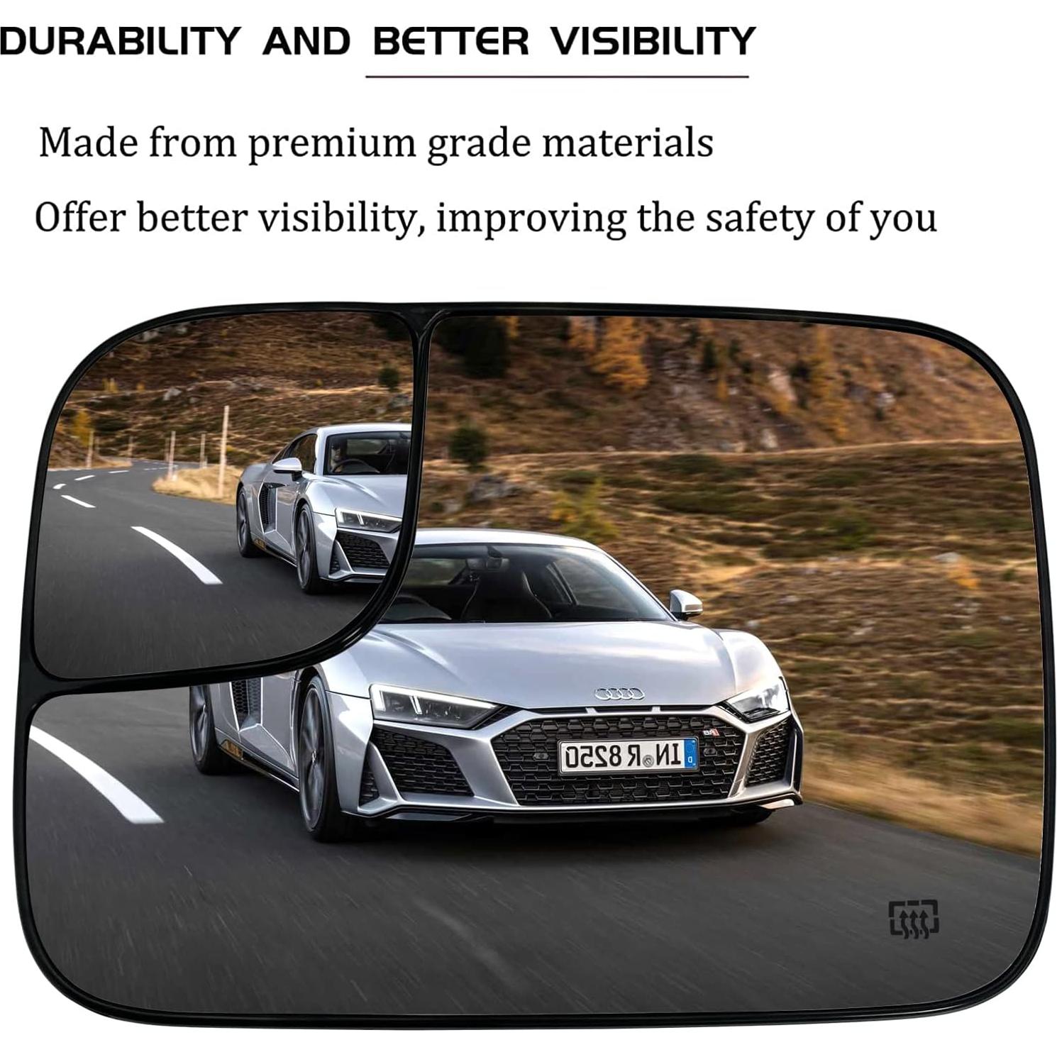 Espejo Convexo Calentado Izquierdo SKARUMMER para Dodge Ram