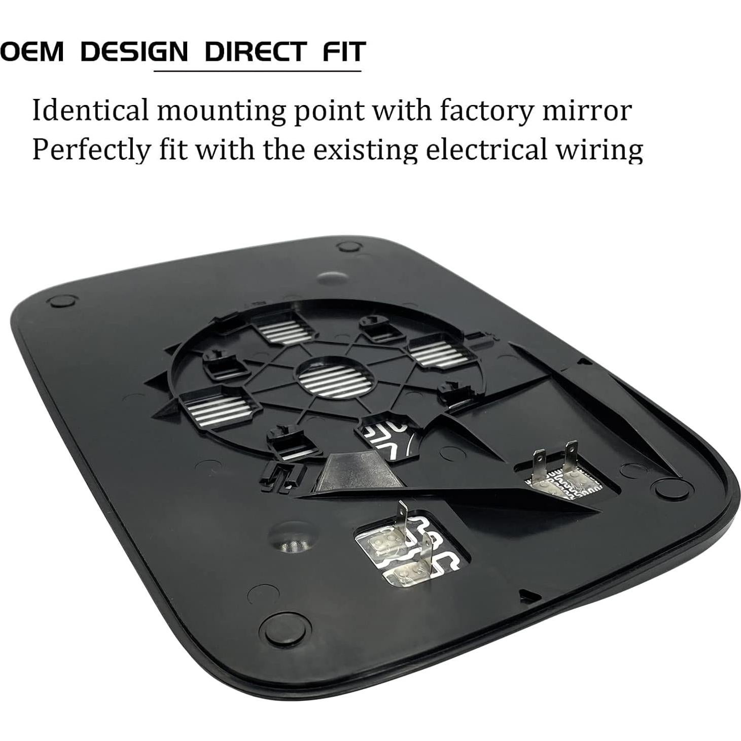 Espejo Convexo Calentado Izquierdo SKARUMMER para Dodge Ram