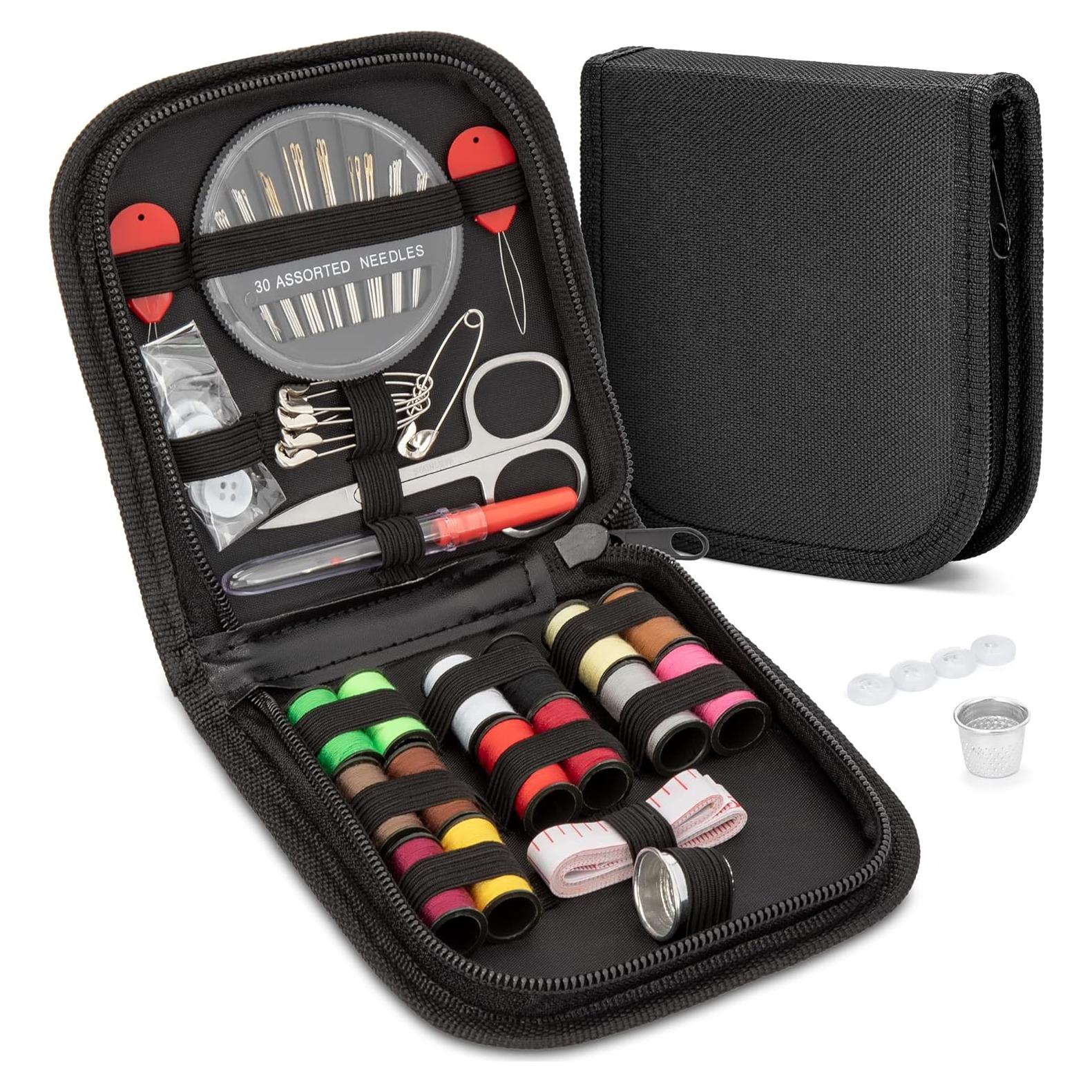 Kit de Costura Básico KEYHOT 69 Piezas, Tijeras y Hilos