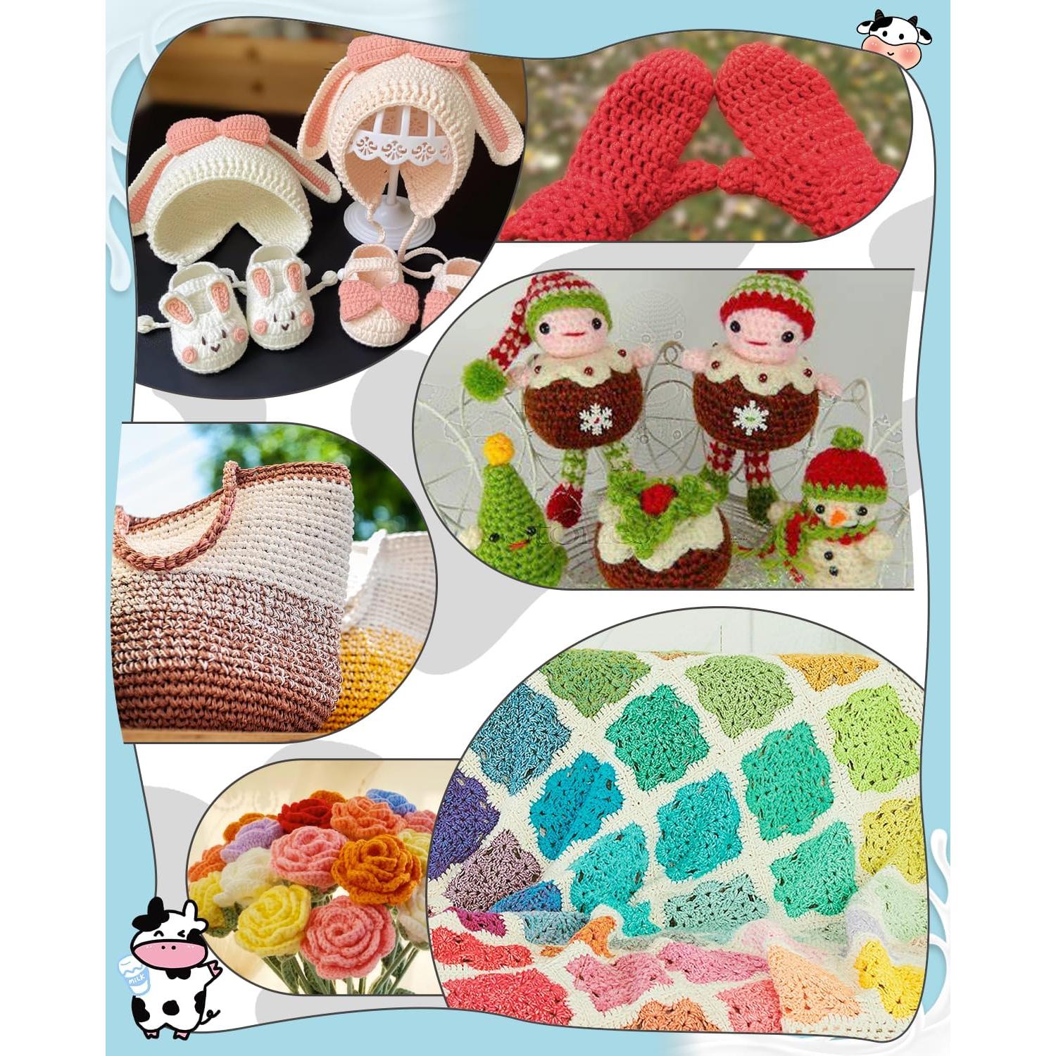 Kit de Ganchillo Aeelike 321 Piezas para Principiantes con Bolsa