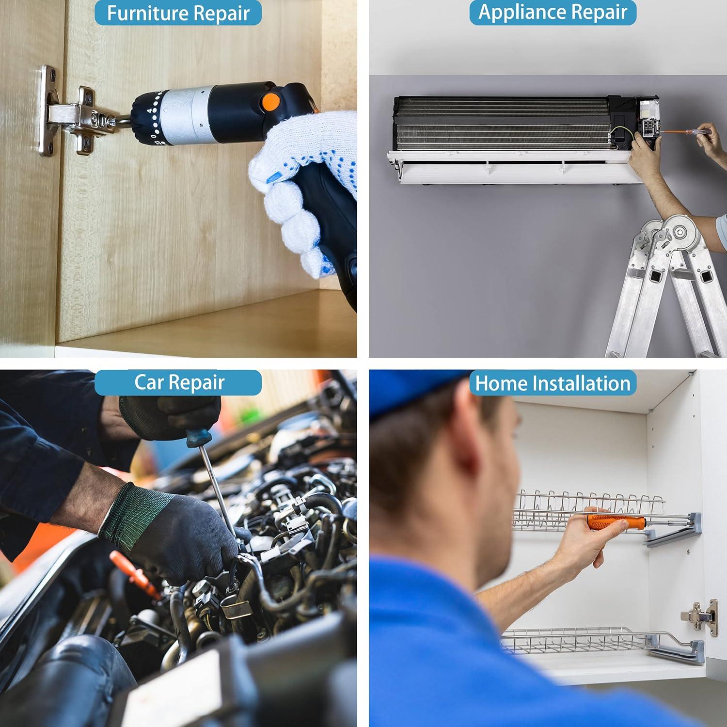 Kit de 720 Piezas de Tornillos y Tuercas SATANTECH Acero Inoxidable