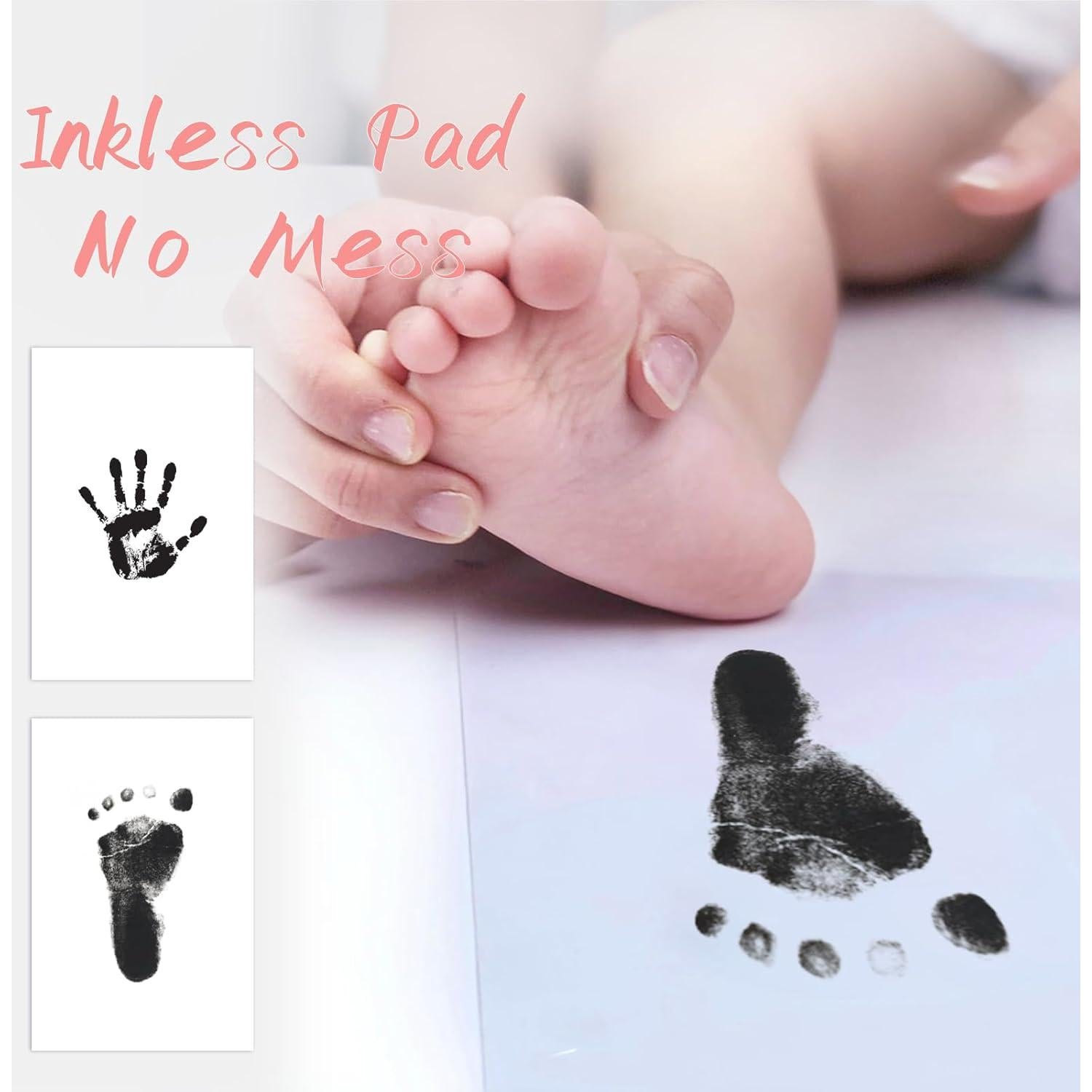 Kit de Huellas de Manos y Pies Bebé Clean Touch 1-Pack