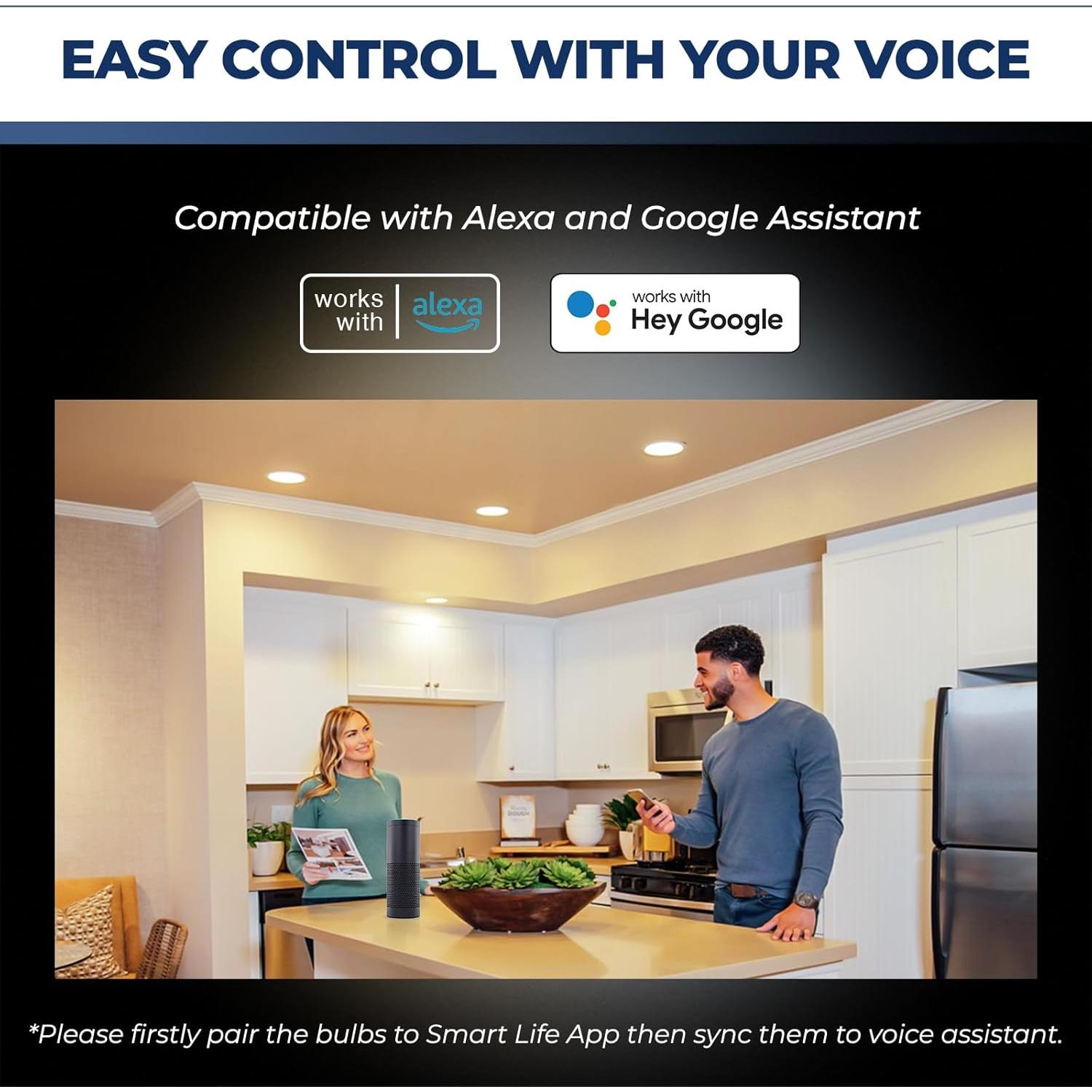 Bombillas LED GU10 Lightinginside 5W RGBW 4PCS 420LM