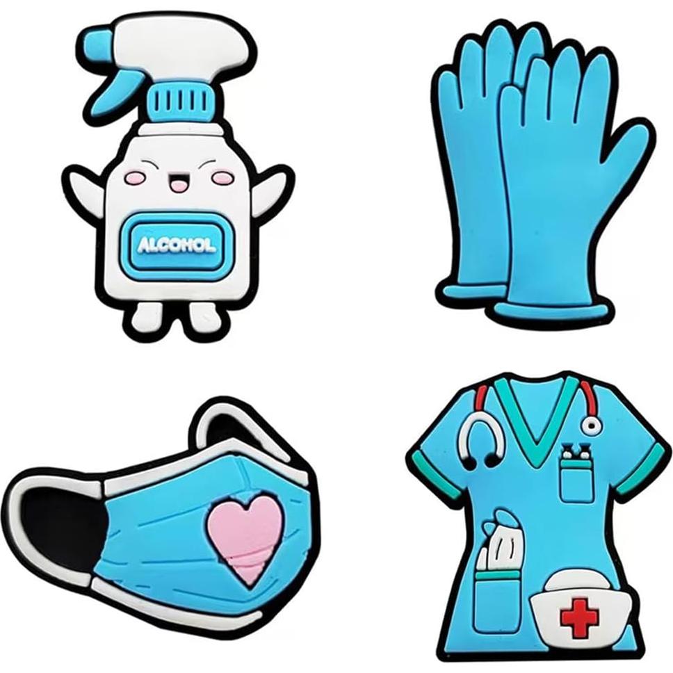 Encantos para Zapatos Clog BOWNDY - Decoración Linda y Femenina