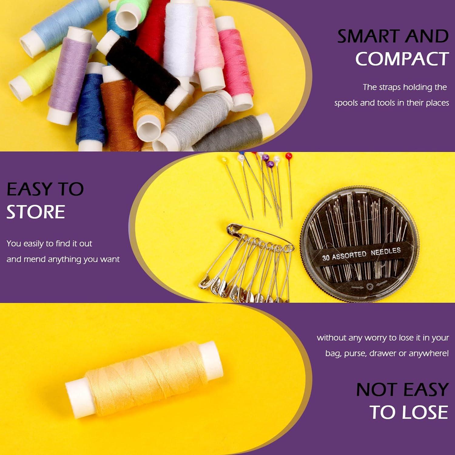 Kit de Costura Swpeet 136 Piezas con Bolsa Portátil y Accesorios