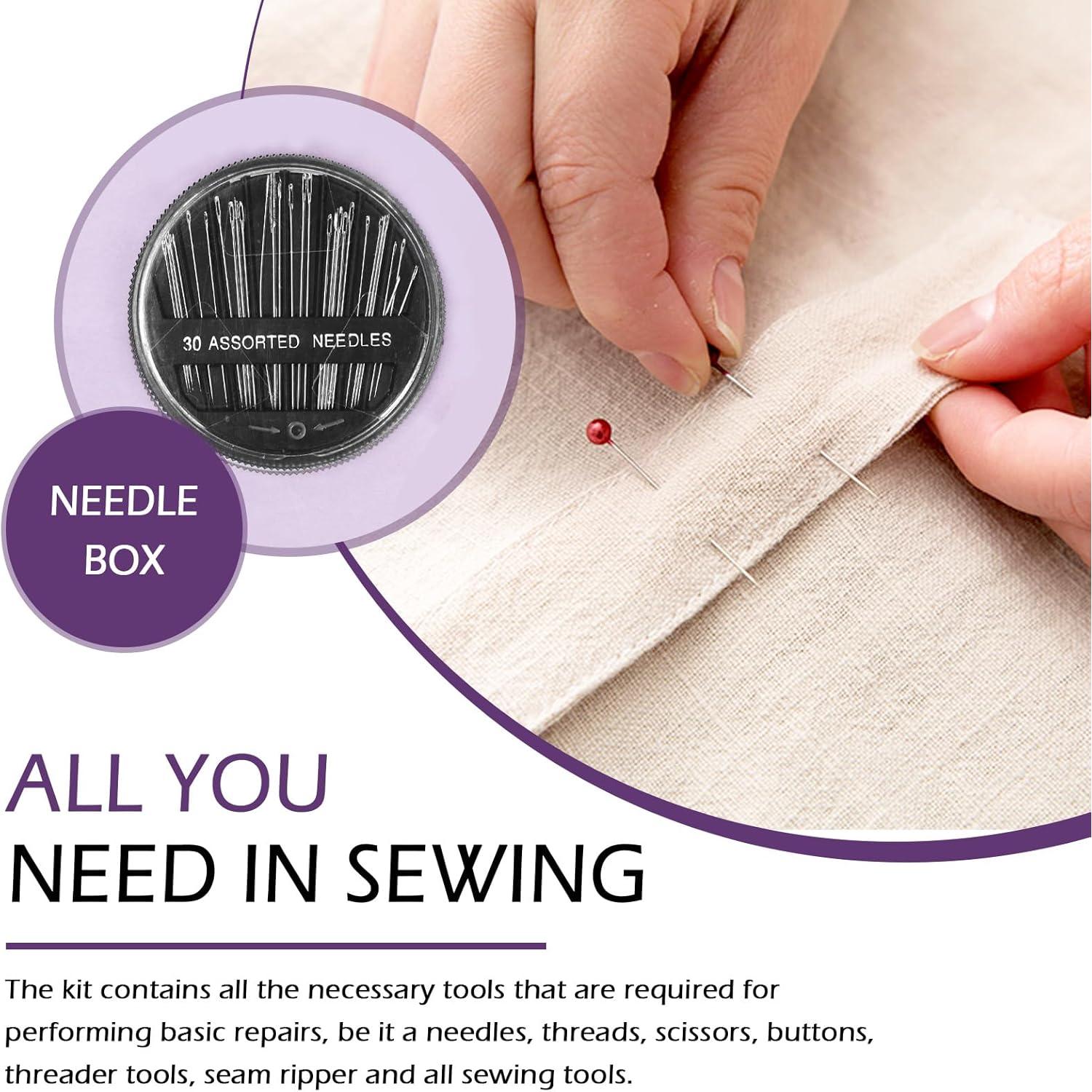 Kit de Costura Swpeet 136 Piezas con Bolsa Portátil y Accesorios