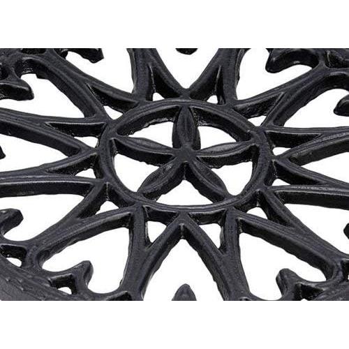 Trivet de Hierro Fundido Minuteman 17.78 cm Negro