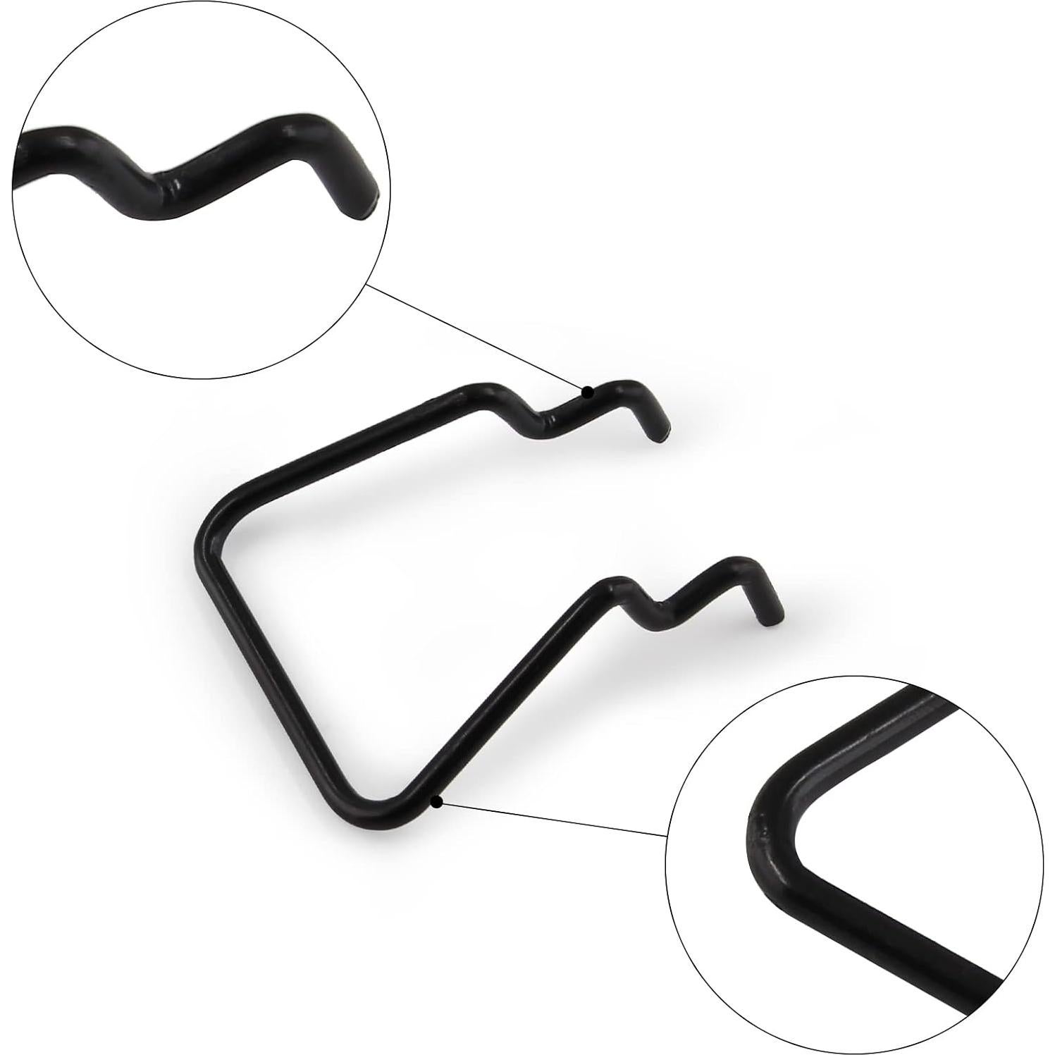 Soportes para Alicates de Tablero Perforado Waziaqoc 16pcs Negro